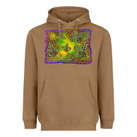 Toasted Coconut mardi gras background Heavyweight Hoodie - BarkalooDesign