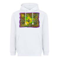 White mardi gras background Heavyweight Hoodie - BarkalooDesign