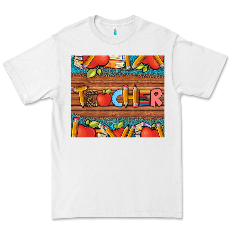 Teacher And Pens Apples Books Leopard And Tooled Leather Tumbler Premium Tee by Artiststas | Teevron