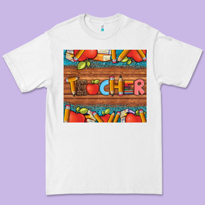 Teacher And Pens Apples Books Leopard And Tooled Leather Tumbler Premium Tee Designed By Artiststas