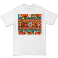 White teacher and pens apples books leopard and tooled leather tumbler Premium Tee - Artiststas