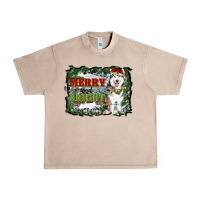 French Oak merry and bright husky farm  background Urban Heavy Tee - RanaPortraitStore