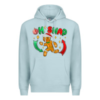 Blue Mist oh snap with gingerbread Premium Hoodie - MaliasSmallBusiness