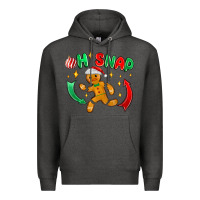 Charcoal Heather oh snap with gingerbread Premium Hoodie - MaliasSmallBusiness