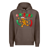 Coffee oh snap with gingerbread Premium Hoodie - MaliasSmallBusiness