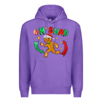 Purple oh snap with gingerbread Premium Hoodie - MaliasSmallBusiness
