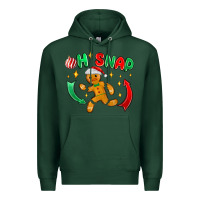 Sports Green oh snap with gingerbread Premium Hoodie - MaliasSmallBusiness