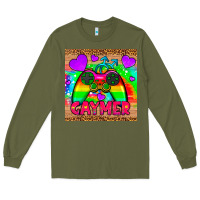 Army Green gaymer mousepad Long Sleeve Tee - HRA Design Shop