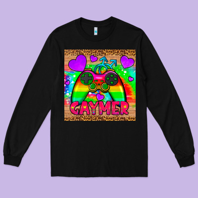 Gaymer Mousepad Long Sleeve Tee Designed By Hra Design Shop