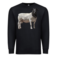 Black dorper sheep Premium Sweatshirt - LillyAllenDesigns