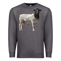 Charcoal Heather dorper sheep Premium Sweatshirt - LillyAllenDesigns