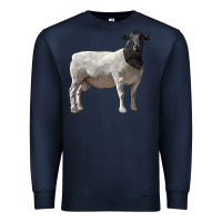 Navy dorper sheep Premium Sweatshirt - LillyAllenDesigns