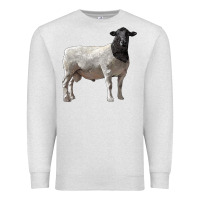 Oatmeal Heather dorper sheep Premium Sweatshirt - LillyAllenDesigns