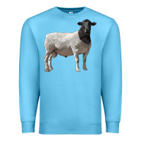 Ocean Blue dorper sheep Premium Sweatshirt - LillyAllenDesigns