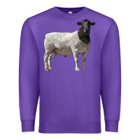 Purple dorper sheep Premium Sweatshirt - LillyAllenDesigns