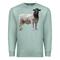 Seafoam dorper sheep Premium Sweatshirt - LillyAllenDesigns