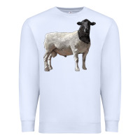 White dorper sheep Premium Sweatshirt - LillyAllenDesigns
