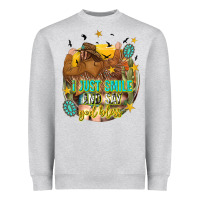 Heather Grey i just smile and say god bless Heavyweight Sweatshirt - texasbilliewilder