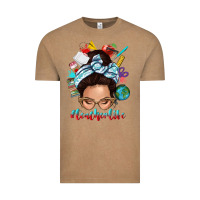Vintage Coffee teacher life messy bun Vintage Tee - texasbilliewilder