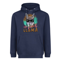 Navy western no prob llama Heavyweight Hoodie - LillyAllenDesigns