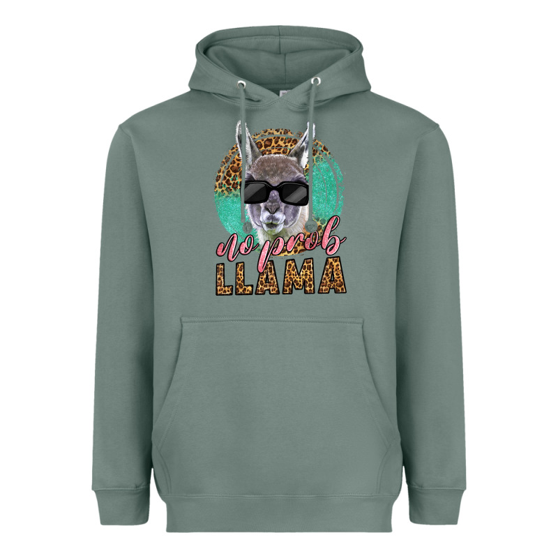 Western No Prob Llama Heavyweight Hoodie by LillyAllenDesigns | Teevron