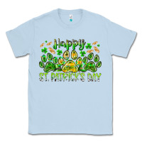 Dusty Blue heppy st. patricks day Classic Tee - RacoonDesign