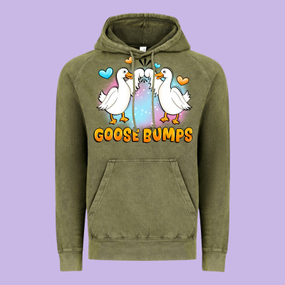 Goose Bumps Vintage Hoodie Designed By Jahusdesignshop