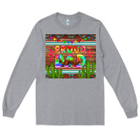 Heather Grey proud dad tumbler Long Sleeve Tee - HRA Design Shop