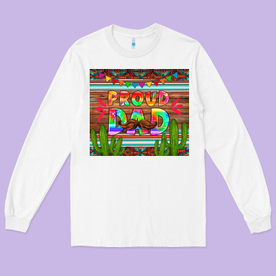 Proud Dad Tumbler Long Sleeve Tee Designed By Hra Design Shop