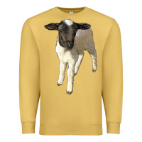 Antique Gold dorper baby sheep Premium Sweatshirt - LillyAllenDesigns