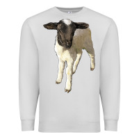 Dove Grey dorper baby sheep Premium Sweatshirt - LillyAllenDesigns