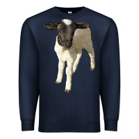 Navy dorper baby sheep Premium Sweatshirt - LillyAllenDesigns