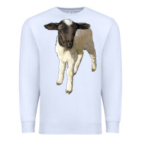 White dorper baby sheep Premium Sweatshirt - LillyAllenDesigns