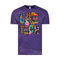 Cloud Purple lab tech Vintage Tee - Zillion Design Studio