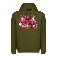 Army Green tis the season Premium Hoodie - MaliasSmallBusiness