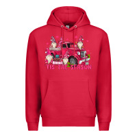 Cardinal tis the season Premium Hoodie - MaliasSmallBusiness