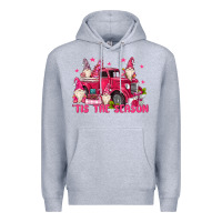 Heather Grey tis the season Premium Hoodie - MaliasSmallBusiness