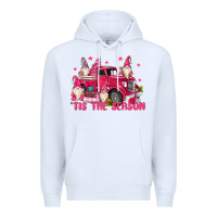 White tis the season Premium Hoodie - MaliasSmallBusiness