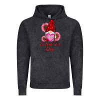 Vintage Black happy valentines day gnomes with sunflower Vintage Hoodie - RanaPortraitStore
