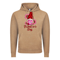 Vintage Coffee happy valentines day gnomes with sunflower Vintage Hoodie - RanaPortraitStore