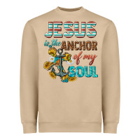 Mushroom jesus is the anchor of my soul Heavyweight Sweatshirt - texasbilliewilder