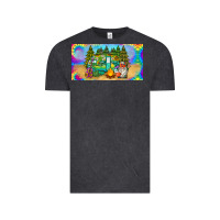 Vintage Black hippie soul license plate Vintage Tee - BarkalooDesign