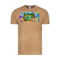 Vintage Camel hippie soul license plate Vintage Tee - BarkalooDesign