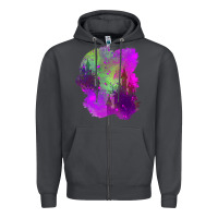 Smoke castle halloween patch Zipper Hoodie - BundleAndBundleShop