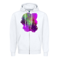 White castle halloween patch Zipper Hoodie - BundleAndBundleShop