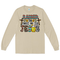 Mushroom raised on sweet and tea jesus Long Sleeve Tee - CowhideDigitalArt