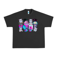 Pigment Black hippopotamus coffee cups Urban Heavy Tee - Zillion Design Studio