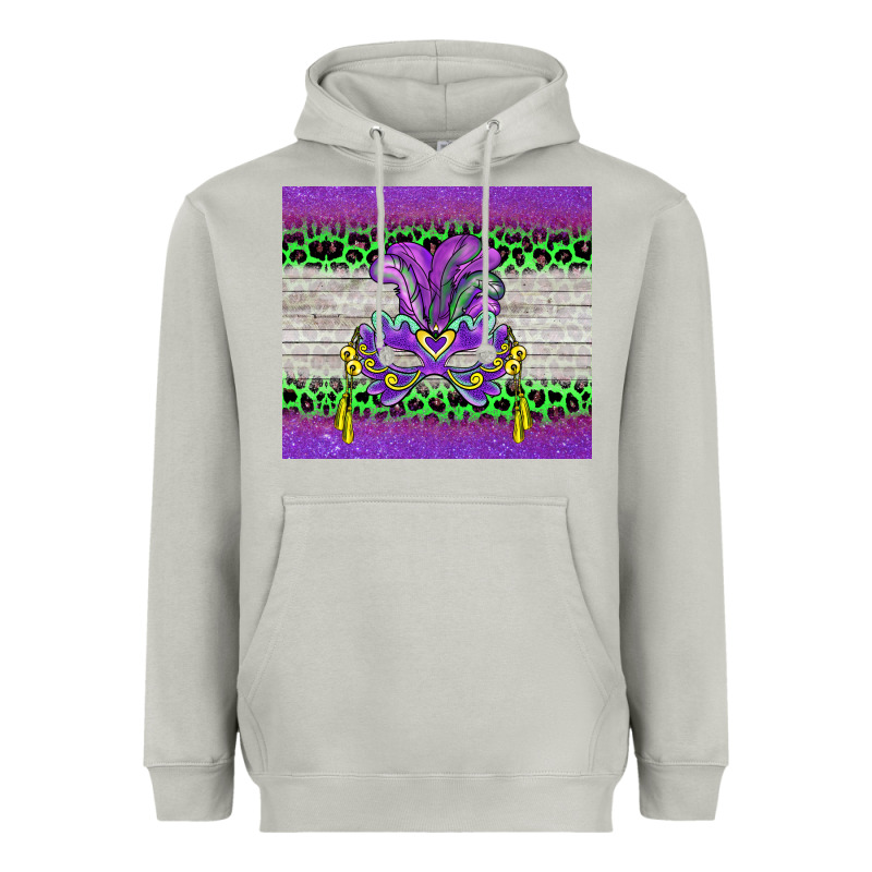 Mardi Gras  Mask Heavyweight Hoodie by BarkalooDesign | Teevron