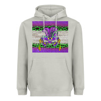 Moon Dust mardi gras  mask Heavyweight Hoodie - BarkalooDesign