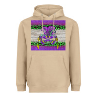 Mushroom mardi gras  mask Heavyweight Hoodie - BarkalooDesign